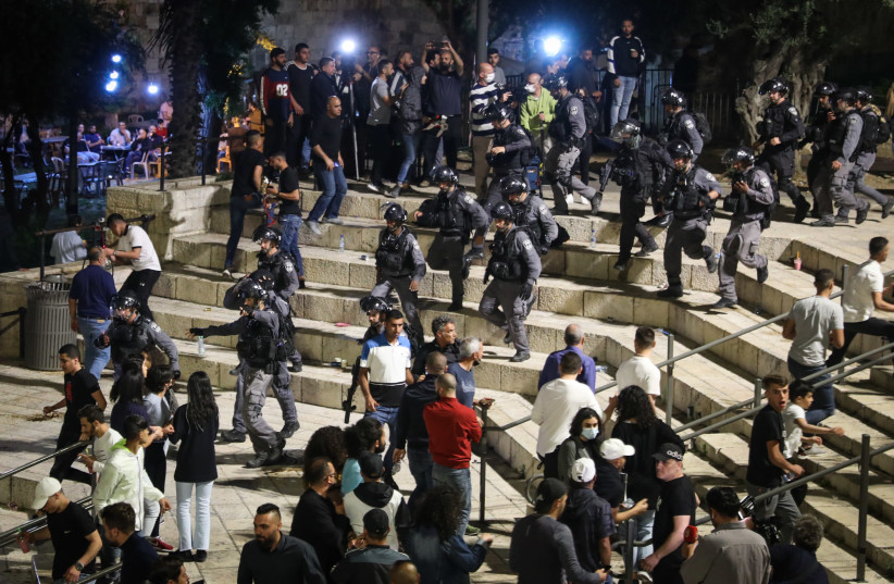 scontri a Gerusalemme (credits jpost.com)