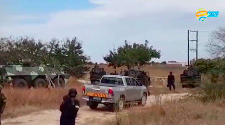 Truppe mozambicane a Mocimboa da Praha