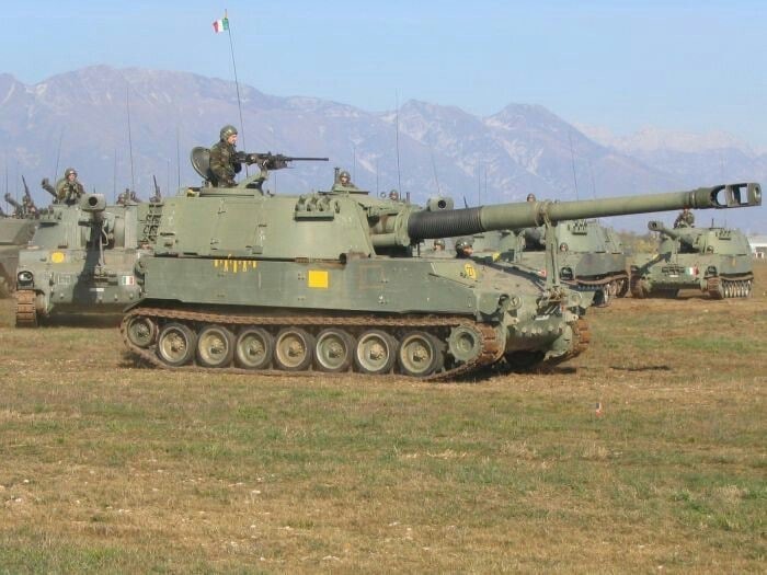 M109L SP Howitzer during its service with the Itaian Army